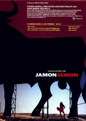 Jamón Jamón (1992) - poster