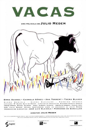 Vacas (1992) - poster