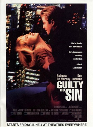 Guilty as Sin (1993) - poster