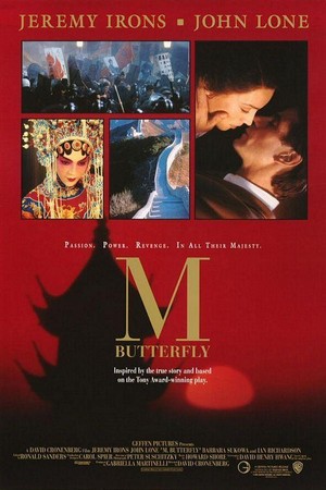 M. Butterfly (1993) - poster