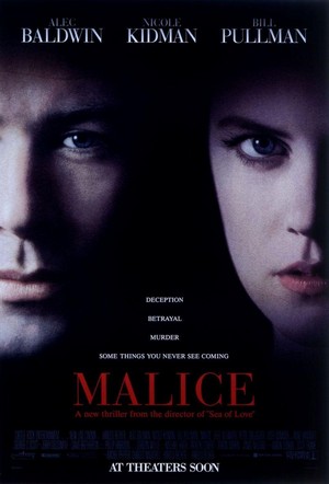 Malice (1993) - poster