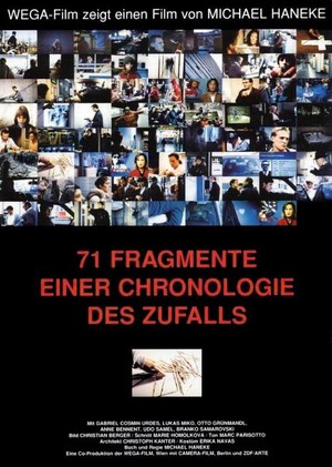 71 Fragmente einer Chronologie des Zufalls (1994) - poster