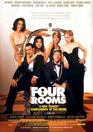 Four Rooms (1995) - poster