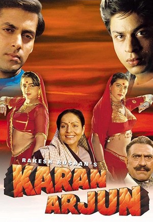 Karan Arjun (1995) - poster