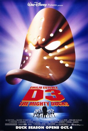 D3: The Mighty Ducks (1996) - poster