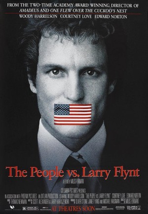 The People vs. Larry Flynt (1996) - poster