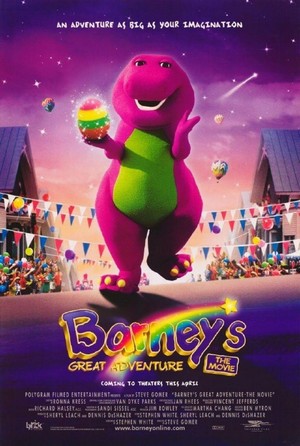 Barney's Great Adventure (1998) - poster