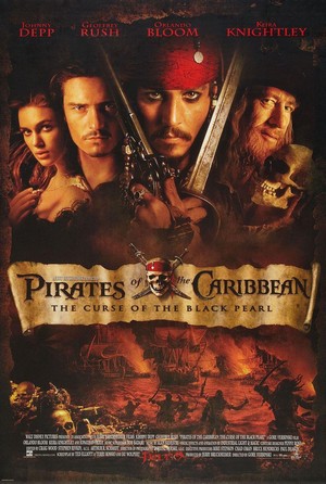 Pirates of the Caribbean: The Curse of the Black Pearl (2003) - poster