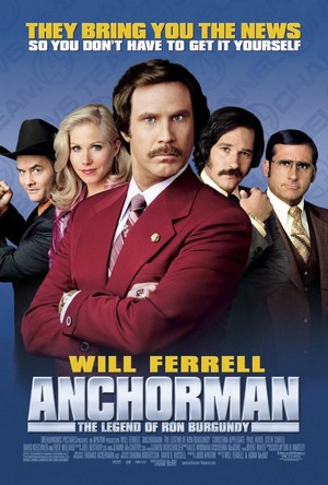 Anchorman: The Legend of Ron Burgundy (2004) - poster