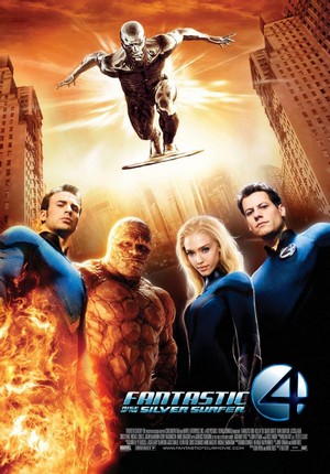 4: Rise of the Silver Surfer (2007) - poster