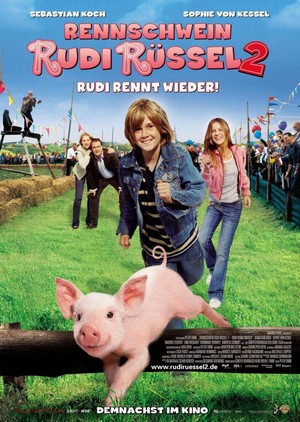 Rennschwein Rudi Rüssel 2 - Rudi Rennt Wieder! (2007) - poster