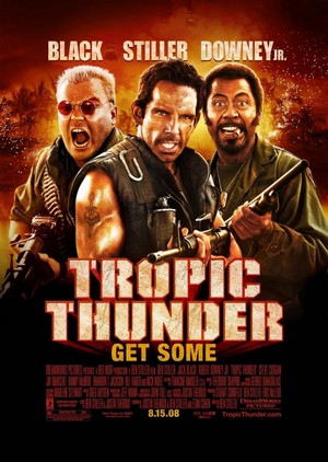 Tropic Thunder (2008) - poster