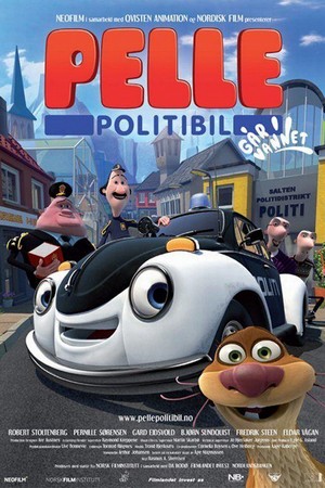 Pelle Politibil Går i Vannet (2009) - poster