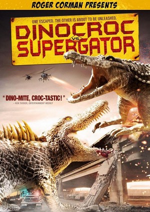 Dinocroc vs. Supergator (2010) - poster