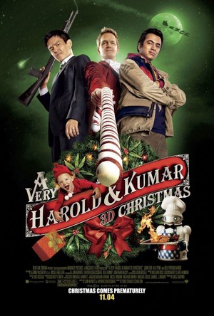 A Very Harold & Kumar 3D Christmas (2011) - poster