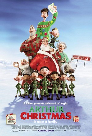 Arthur Christmas (2011) - poster