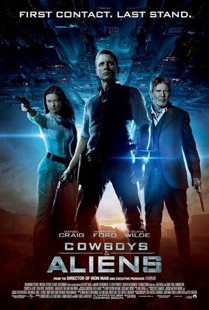 Cowboys & Aliens (2011) - poster