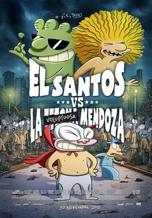 El Santos vs la Tetona Mendoza (2012) - poster