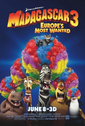Madagascar 3: Europe's Most Wanted (2012) - poster