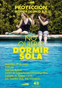 No Quiero Dormir Sola (2012) - poster