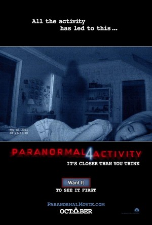Paranormal Activity 4 (2012) - poster