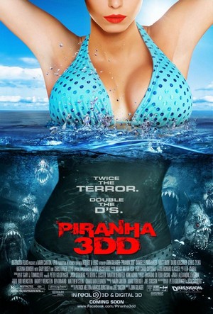 Piranha 3DD (2012) - poster