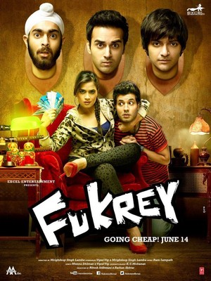 Fukrey (2013) - poster
