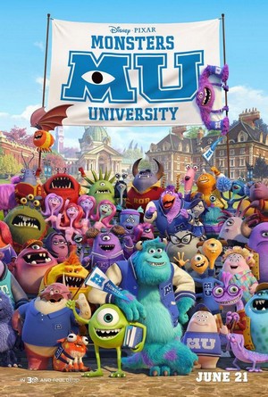 Monsters University (2013) - poster