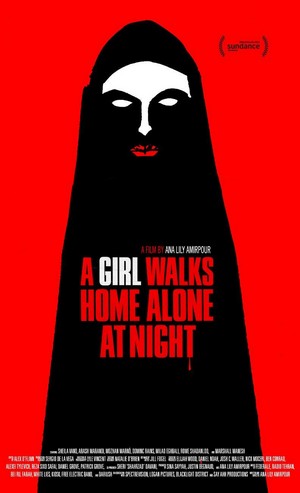 A Girl Walks Home Alone at Night (2014) - poster