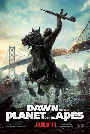 Dawn of the Planet of the Apes (2014) - poster