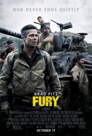 Fury (2014) - poster