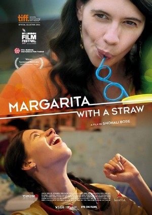 Margarita with a Straw (2014) - poster