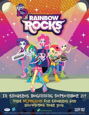 My Little Pony: Equestria Girls - Rainbow Rocks (2014) - poster