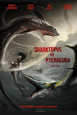 Sharktopus vs. Pteracuda (2014) - poster