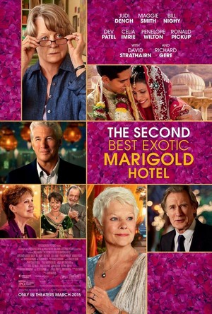 The Second Best Exotic Marigold Hotel (2015) - poster