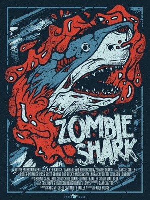 Zombie Shark (2015) - poster