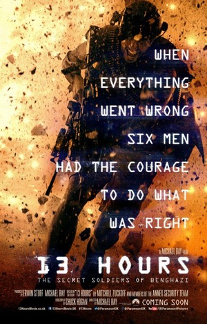 13 Hours (2016) - poster