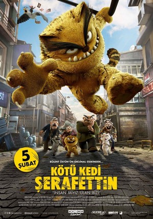 Kötü Kedi Serafettin (2016) - poster