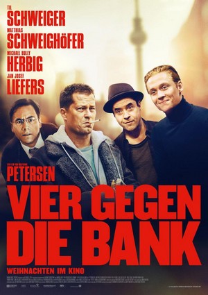 Vier gegen die Bank (2016) - poster