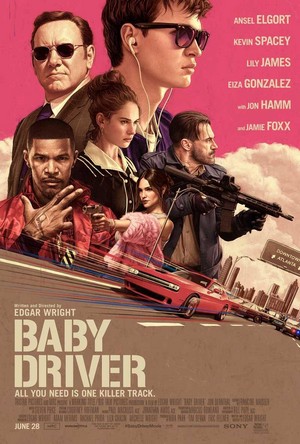 Baby Driver (2017) - poster