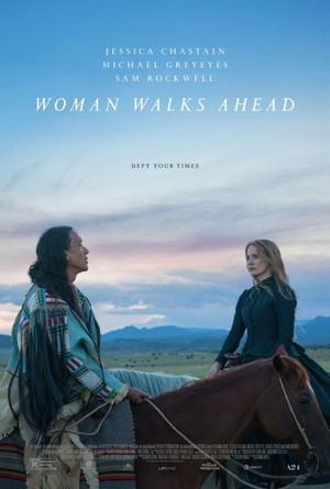 Woman Walks Ahead (2017) - poster