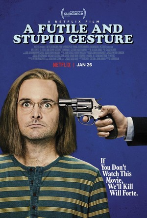A Futile and Stupid Gesture (2018) - poster