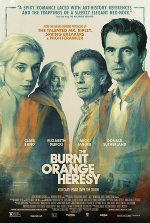 The Burnt Orange Heresy (2019) - poster