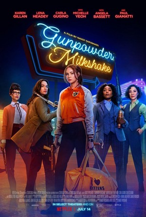 Gunpowder Milkshake (2021) - poster