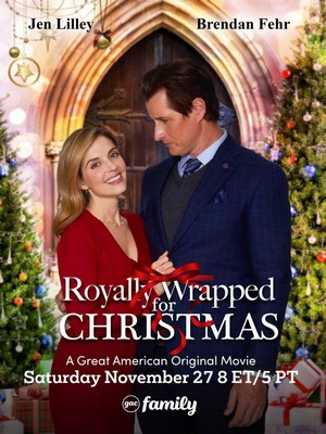 Royally Wrapped for Christmas (2021) - poster