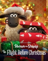 Shaun the Sheep: The Flight before Christmas (2021) - poster