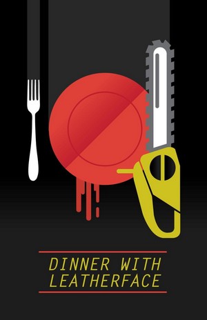Dinner with Leatherface (2023) - poster
